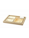 PLATEAU BIODINE VERSION B + COUVERCLE CARTON NOIR