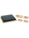 PLATEAU MADERADINE VERSION A + COUV. CARTON NOIR