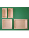 KIT ASSIETTES CUBIK BOIS "VERSION A"