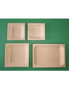 KIT ASSIETTES CUBIK BOIS "VERSION C"