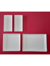 KIT ASSIETTES CUBIK FIBRA "VERSION A"