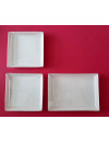 KIT ASSIETTES CUBIK FIBRA "VERSION B" + COUVERCLES