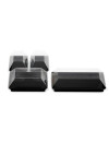 KIT ASSIETTES CUBIK NOIR "VERSION A" + COUVERCLES