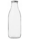 BOUTEILLE VERRE LAIT 1L + BOUCHON