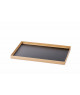 PLATEAU CATERLUX KRAFT/NOIR BORD DROIT ATLAS 1/2