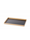 PLATEAU CATERLUX KRAFT/NOIR BORD DROIT ATLAS 1/2