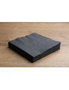 SERVIETTE COCKTAIL NOIRE