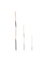 STICK DROIT TORSADE NOIR 180