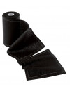 SERVIETTE NOIRE PRÉDÉCOUPÉE - ROULEAU (6x100)
