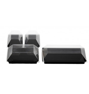 ASSIETTE CUBIK NOIR 65