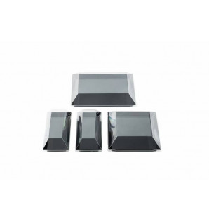 ASSIETTE CUBIK NOIR 130