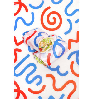 PAPIER INGRAISSABLE TRICOLORE 28X34 cm