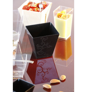 VERRINE KOVA VOLUTE NOIR 22CL