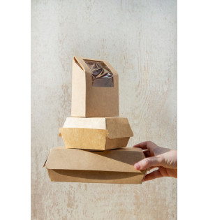 BURGER BOX KRAFT 120
