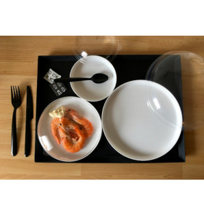 ASSIETTE SANTO BAGASSE Ø200