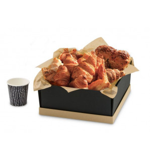 COFFRET ALLURE NOIR AVEC COUVERCLE KRAFT