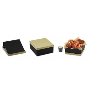 COFFRET ALLURE NOIR AVEC COUVERCLE KRAFT