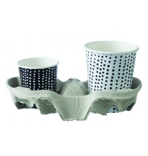 PORTE GOBELETS 4 EMPLACEMENTS (SÉCABLE 2x2)