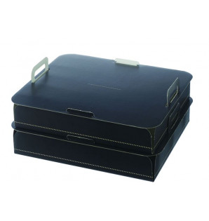 PLATEAU BOX NOIR + COUVERCLE