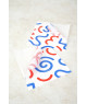 POCHETTE SNACK TRICOLORE OUVERTURE 2 CÔTÉS