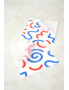 POCHETTE SNACK TRICOLORE OUVERTURE 2 CÔTÉS