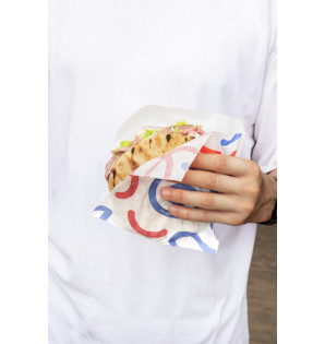 POCHETTE SNACK TRICOLORE OUVERTURE 2 CÔTÉS