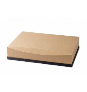 COUVERCLE CATERLUX GN 1/2 KRAFT ET NOIR