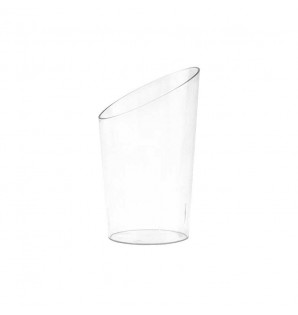 Verrine transparente ouverture asymétrique 6 cl