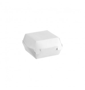 WHITE MINI BURGER BOX