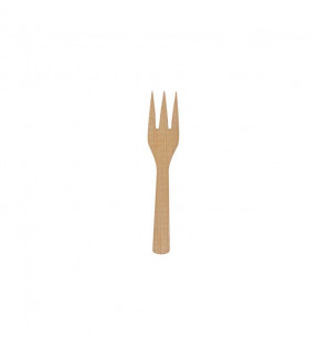 Mini fourchette Micra bambou