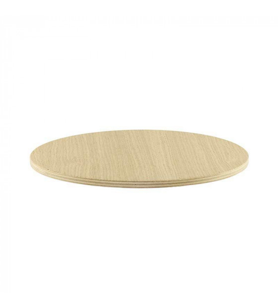 Plateau Bois Rond O280 Mm Fait Main