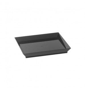 ASSIETTE CUBIK NOIR 100 x 100