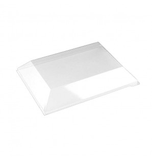 Couvercle micro-ondable pour assiette Cubik 180x130