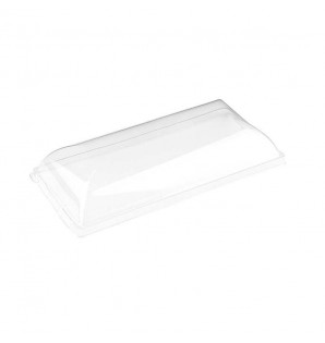 Couvercle transparent pour assiette Komodo 180x90 mm