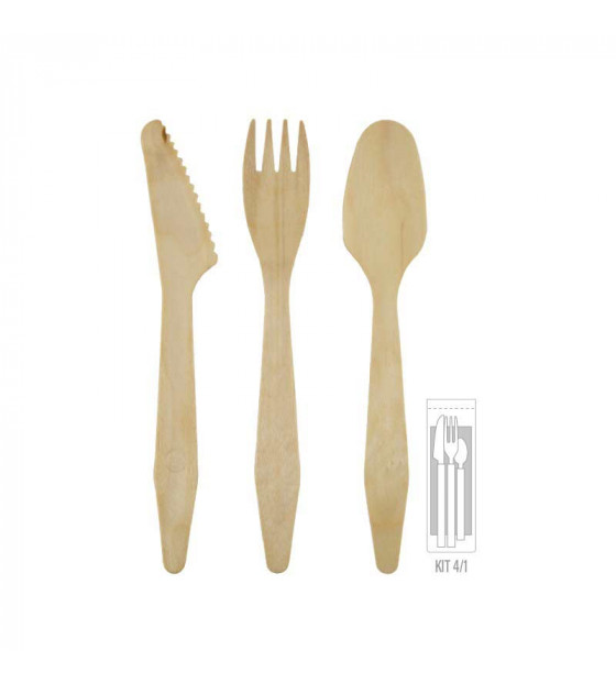 Kit 4/1 couverts Madera Lux Kit 4/1 couverts Madera Lux