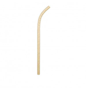 CARDBOARD FLEXIBLE STRAW 200mm