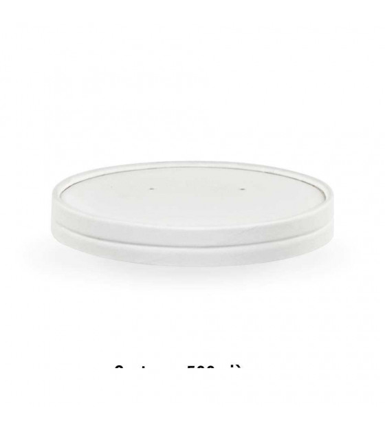 Couvercle pour pot à soupe en carton PS750FD Couvercle pour pot à soupe en carton PS750FD