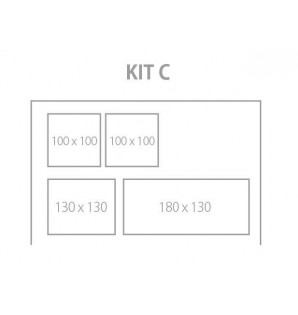 Kit vaisselle Cubik cristal version C