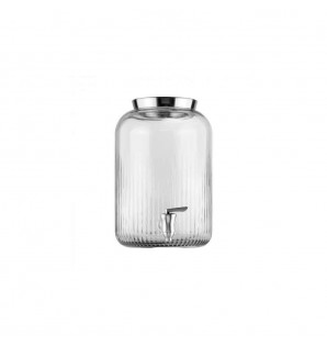 Distributeur de boissons verre et inox 7L