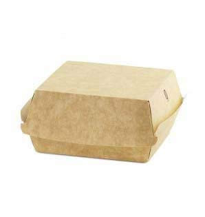 BURGER BOX KRAFT 120x120x70 Comatec