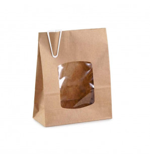 SANDWICH BAG KRAFT FENETRE