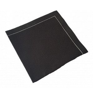 BLACK T-SOFT FOLDED NAPKIN...