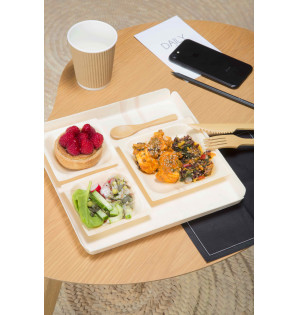 MADERA GREASEPROOF SQUARE TRAY