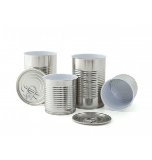 TIN CAN METAL L 25 CL