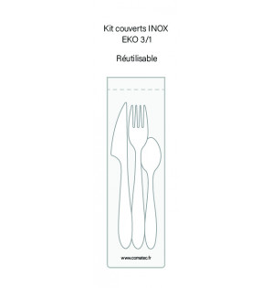 Kit couvert inox - class'croute