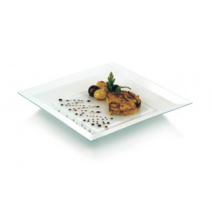 ASSIETTE CUBIK+ CRISTAL 220