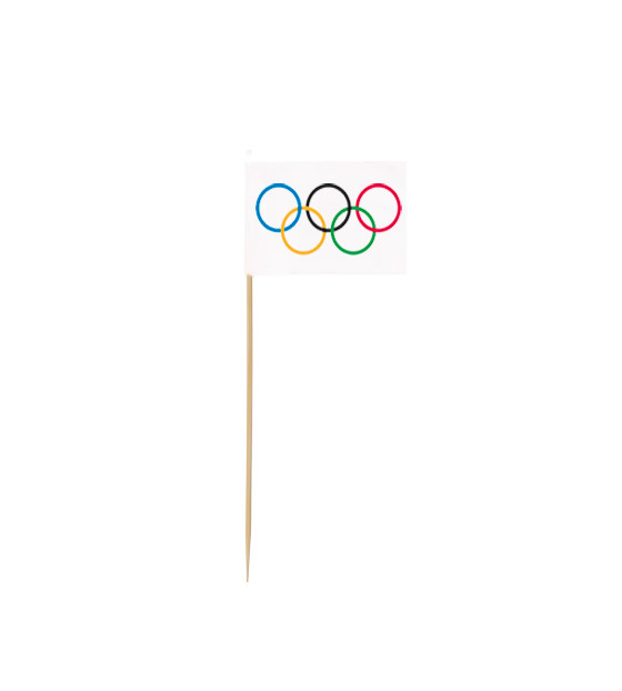 PIC BAMBOU DRAPEAU OLYMPIC 80MM