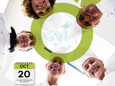 Le 20 octobre , nous célebrons la journée internationale des cuisiniers !